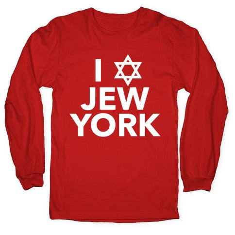 I Love Jew York Longsleeve Tee